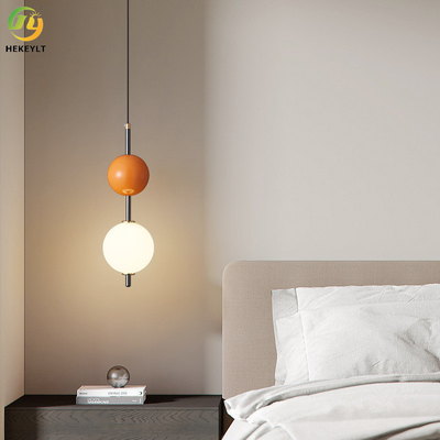 D12 X H38CM Modern Simple Line Pendant Light For Bedside Bedroom Study Living Room