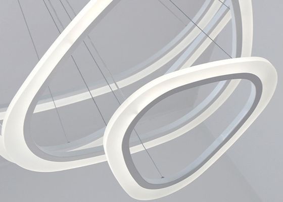 2 Rings Modern Decorative 26W 43x25cm Ring Pendant Light Fixture