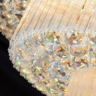 Crystal Led Modern Lighting Round Hanging Chandelier Pendant Lights