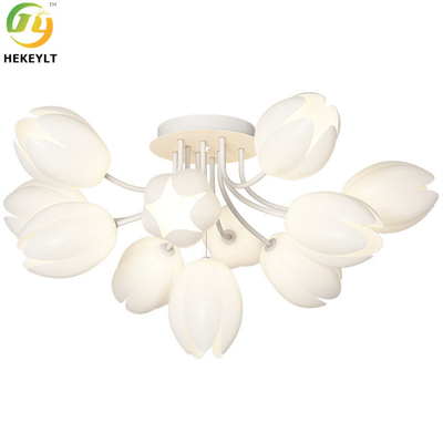 G9 30W Tulip Flower Shape Minimalist Modern Pendant Lighting Dining Room Creative