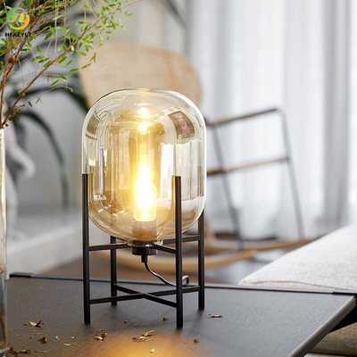 Postmodern Creative Simple Gourd Glass Floor Lamp For Bedroom Bedside Hotel Study