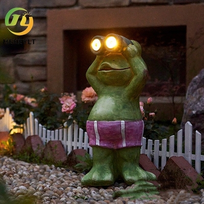 Solar Frog Light Outdoor Resin Animal Decoration Resin Crafts Garden Yard Garden Landscape Decorative Lights