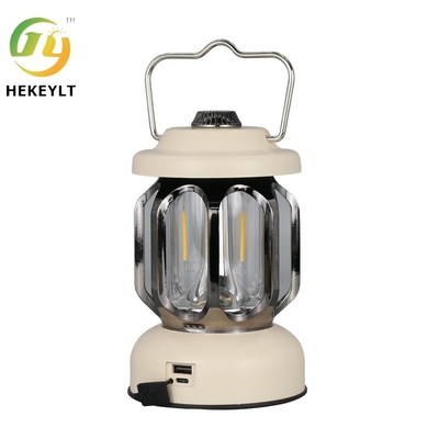 Vintage Outdoor Camping Tent Light Typec Fast Charging Light Portable Stepless Dimming Light