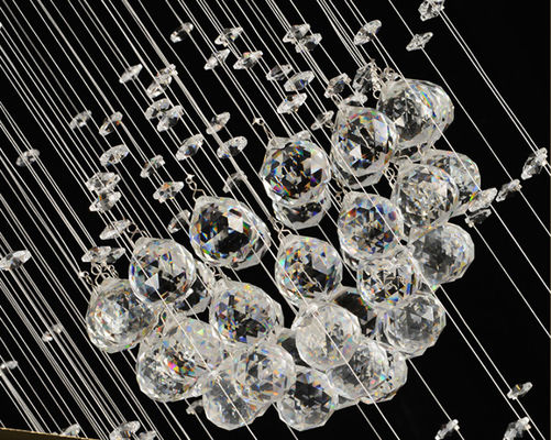 Luxury Led Modern Hanging Crystal Pendant Light For Home Decor
