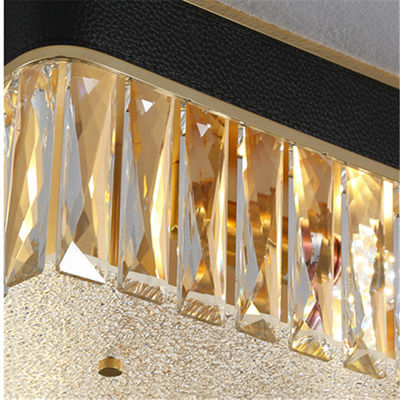 Residential E14 Golden Rectangle LED Ceiling Light Noiseless.